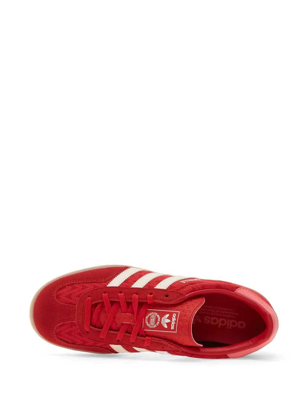 adidas Gazelle Indoor striped sneakers Rood
