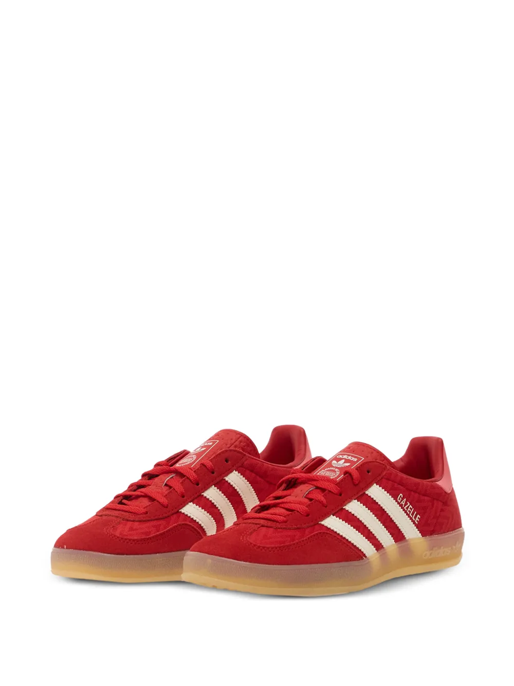 adidas Gazelle Indoor striped sneakers Rood