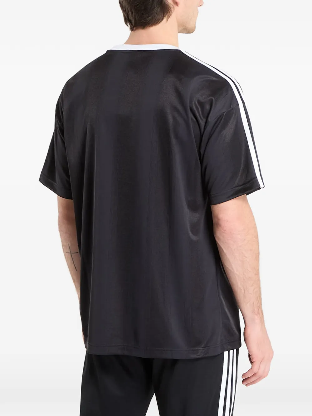 adidas T-shirt met logodetail Zwart