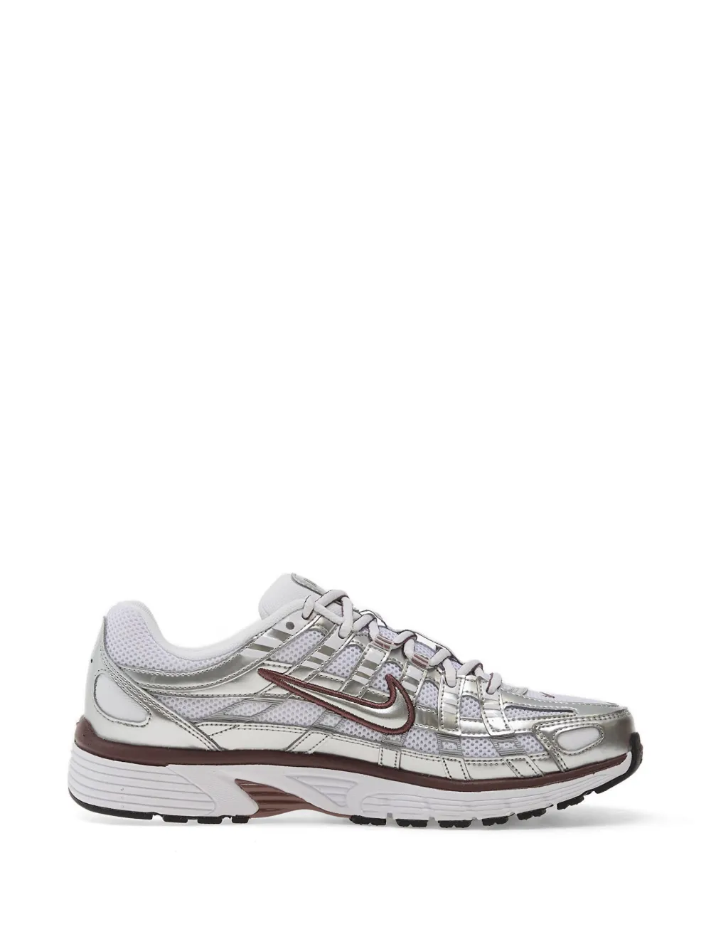 Nike P-6000 metallic sneakers Zilver
