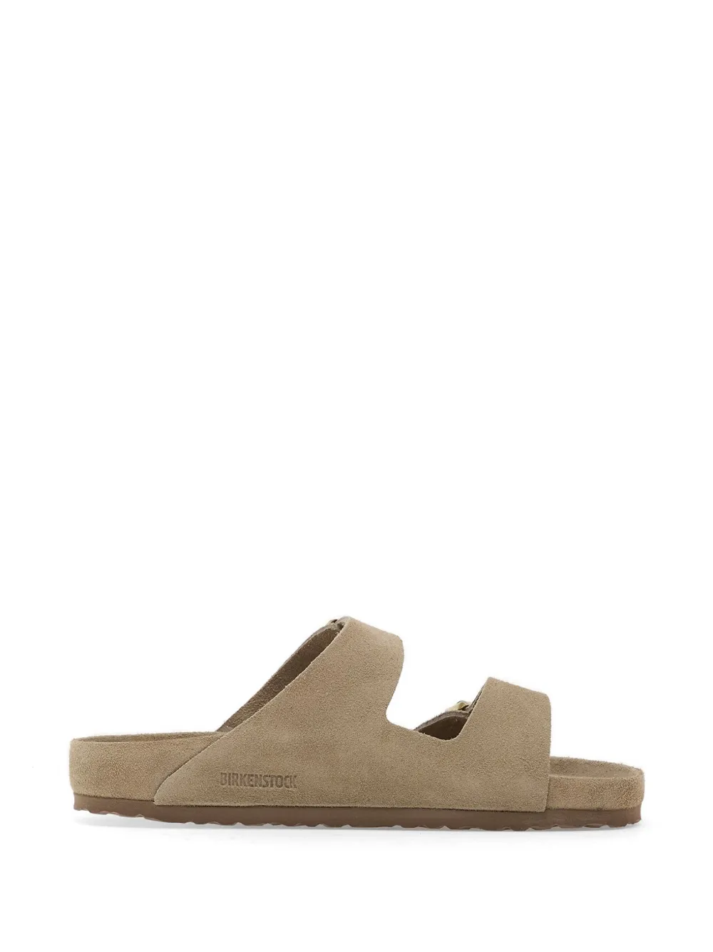 Birkenstock Arizona buckled suede sandals - Toni neutri