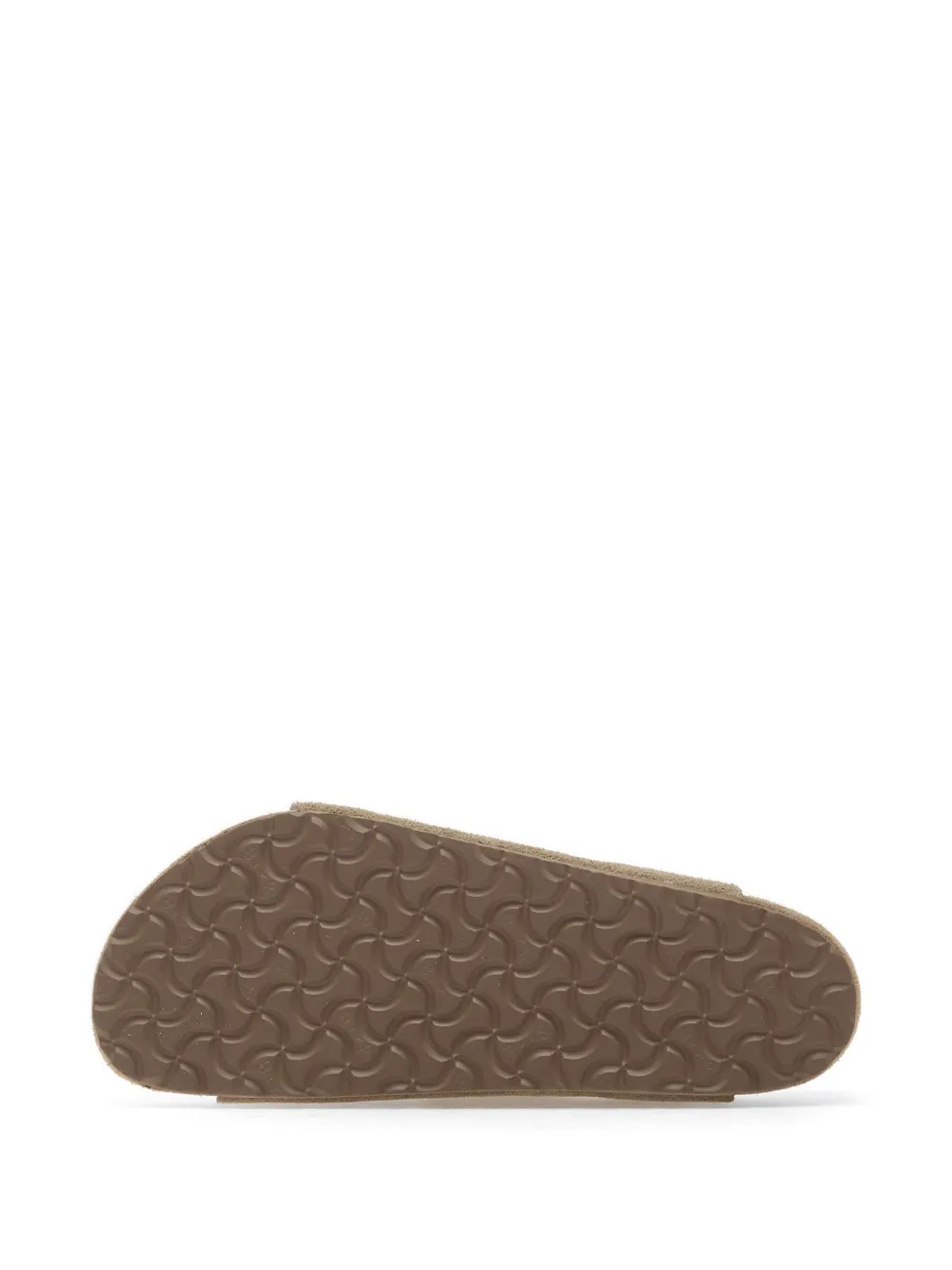 Birkenstock Arizona suède sandalen met gesp Beige