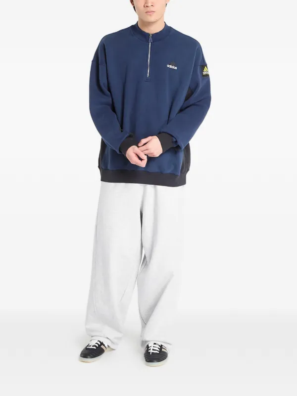 Adidas ハーフジップ スウェットシャツ | ブルー | FARFETCH JP