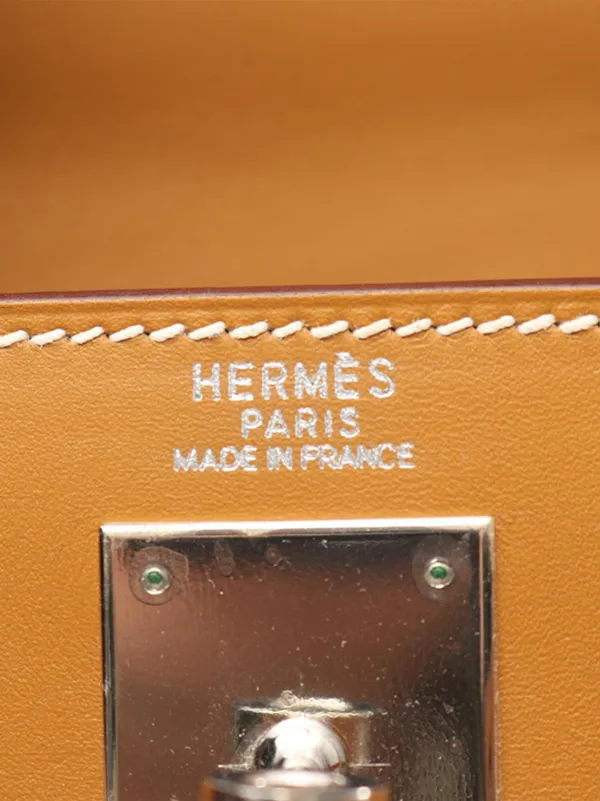 Hermès Pre-Owned 2005 HERMES Kelly 32 Chamonix Leather Leather