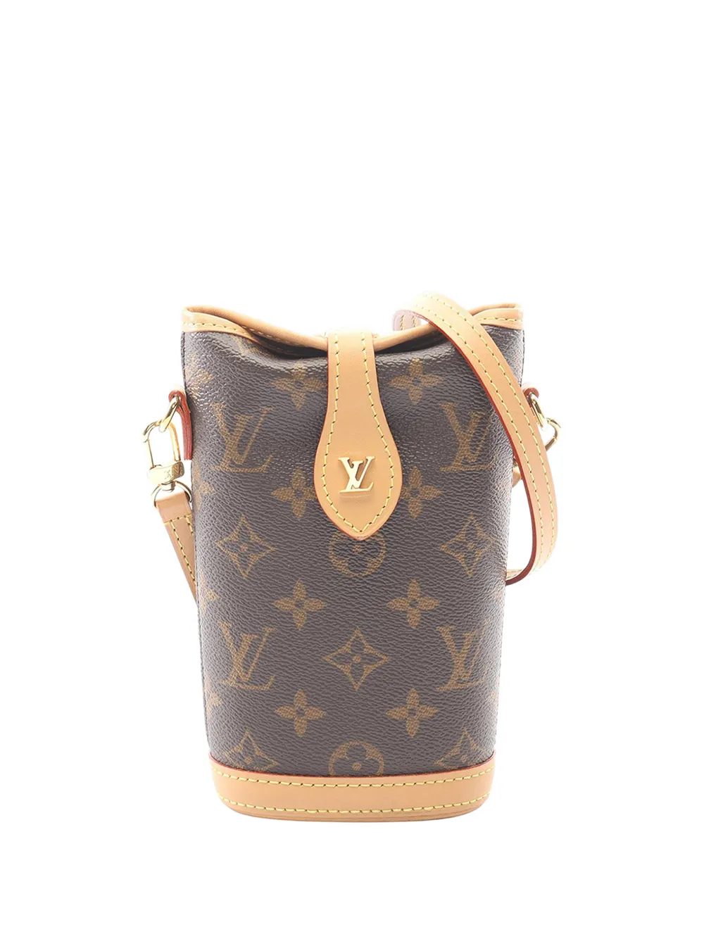 Louis Vuitton Pre-Owned Borsa a tracolla Fold Me Pouch con monogramma 2010-2026 - Marrone