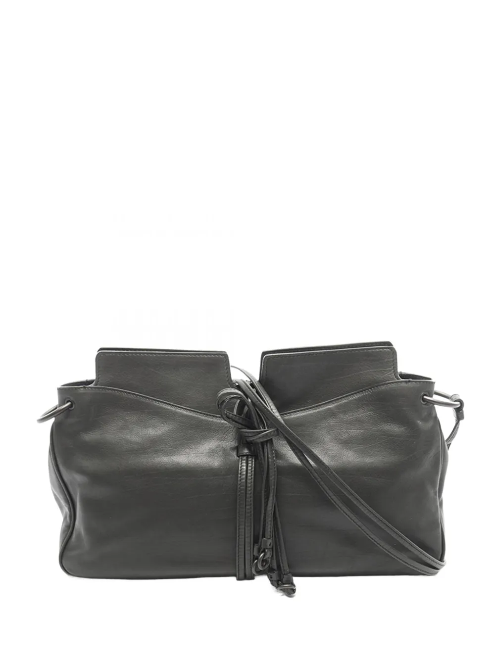 Bottega Veneta Pre-Owned 2012-2026 Leather Intrecciato shoulder bag - Verde