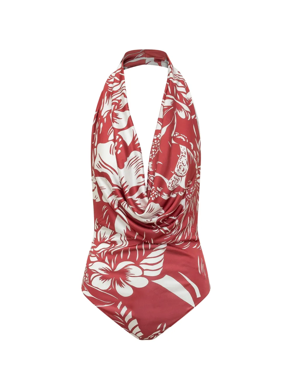 DSQUARED2 floral bodysuit - Rosso