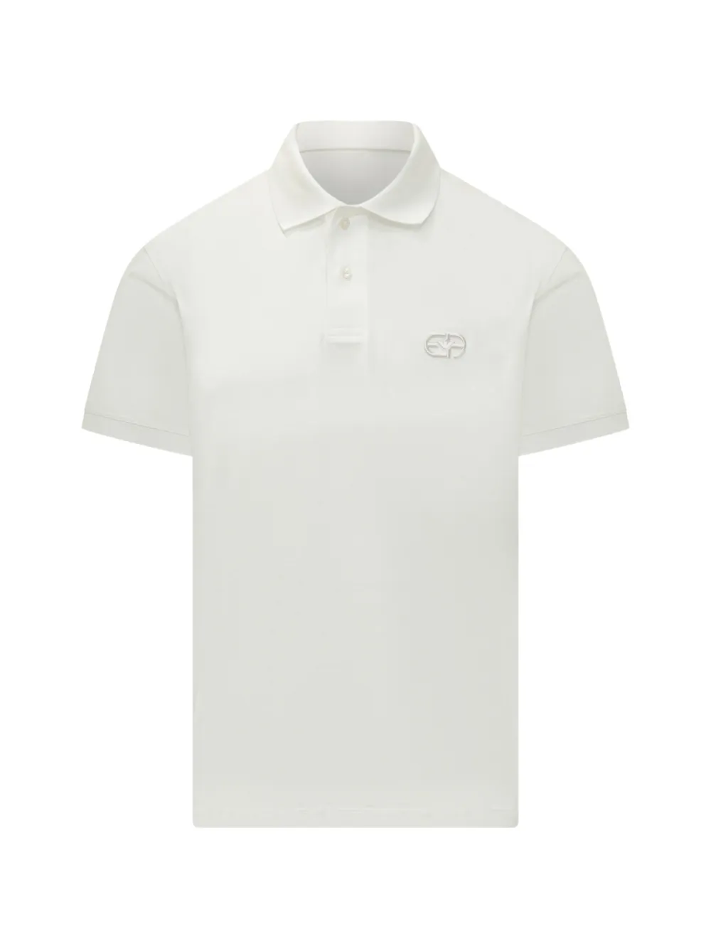 Emporio Armani - logo polo shirt - men - Fabric - XL - White