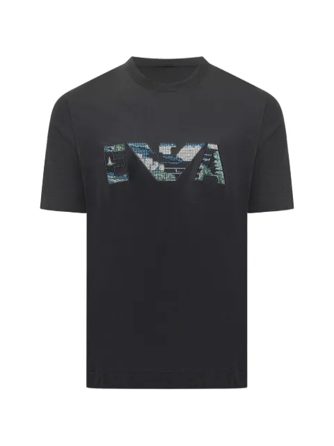 Emporio Armani playera con logo en el pecho