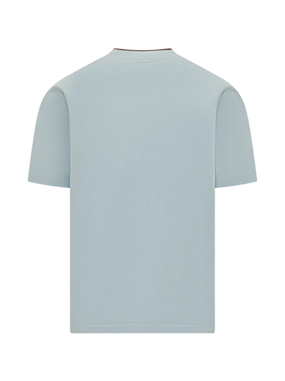 Drôle De Monsieur T-shirt met afwerking Blauw