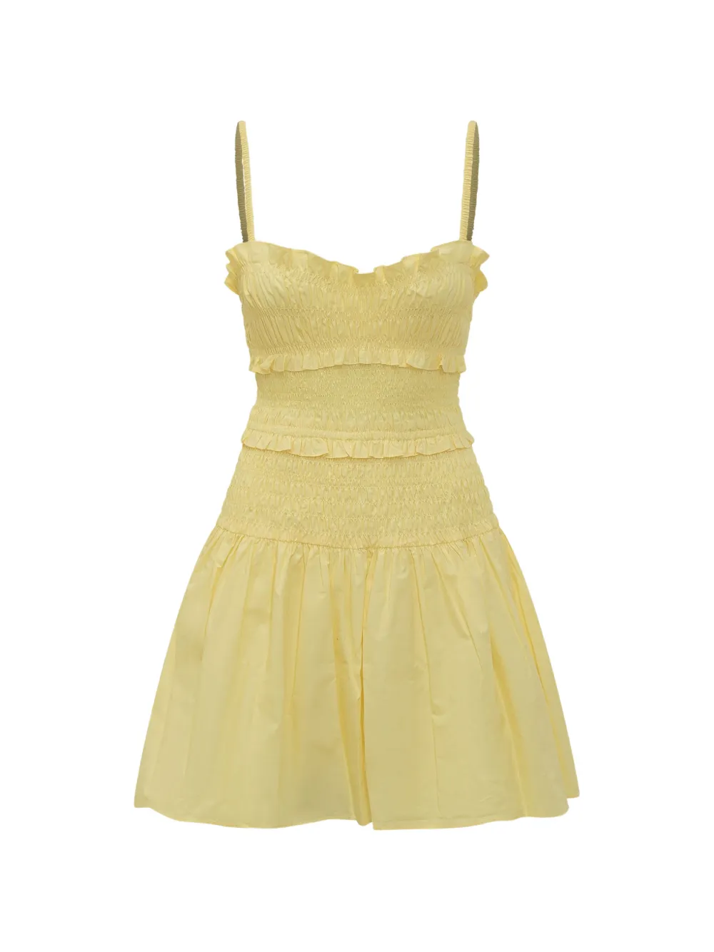 Michael Michael Kors smocked mini dress - Giallo