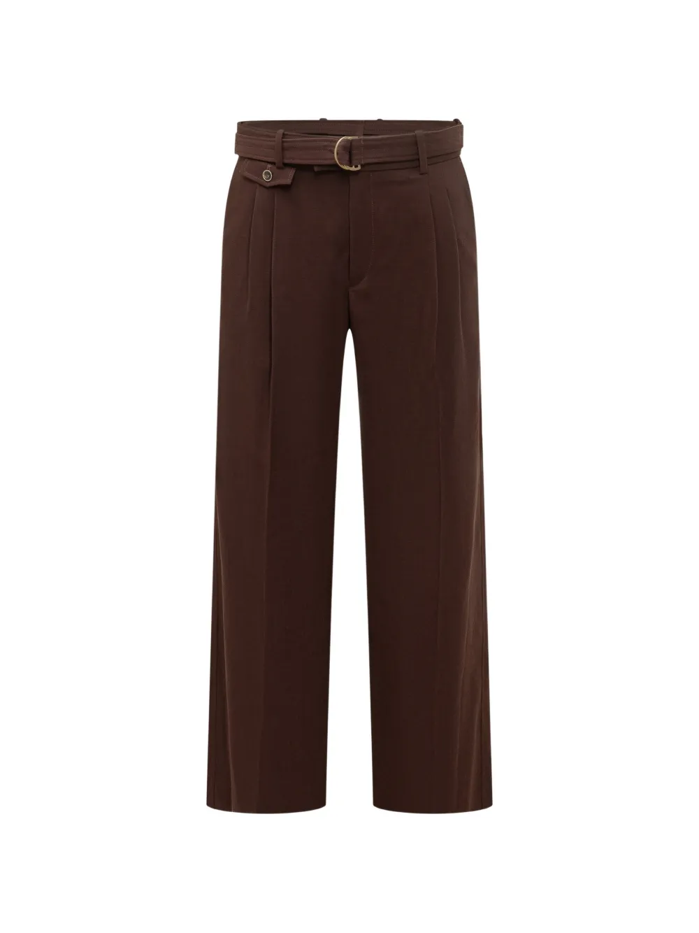 Drôle De Monsieur belted trousers - Marrone