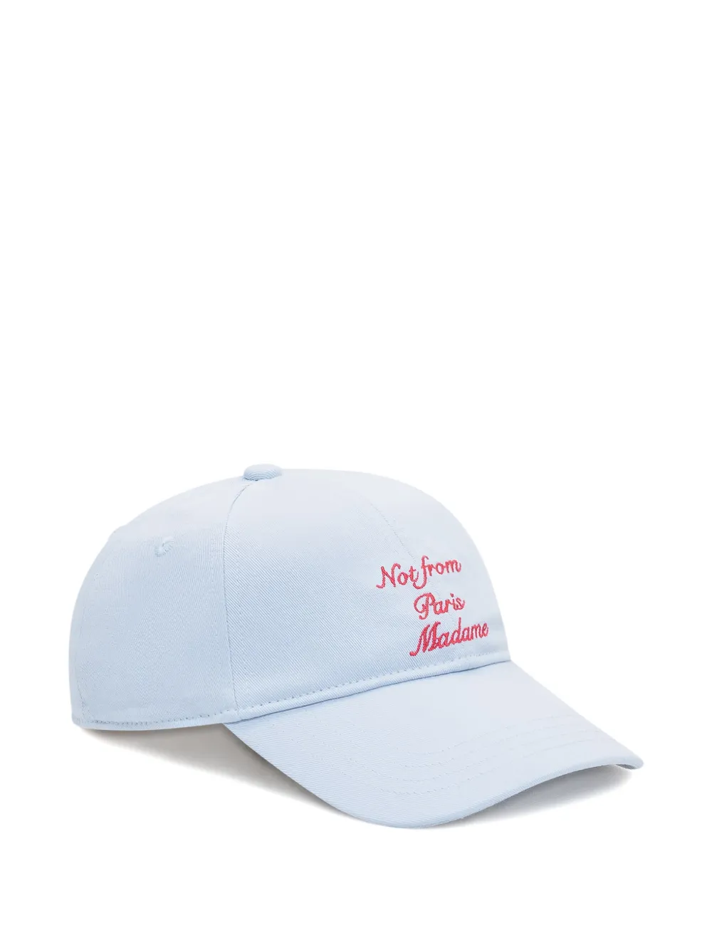 Drôle De Monsieur Casquette honkbalpet met tekst Blauw