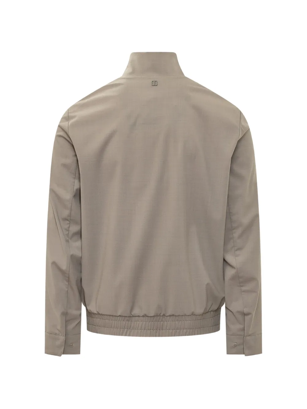 Duno Jack met elastische afwerking en hoge hals Beige