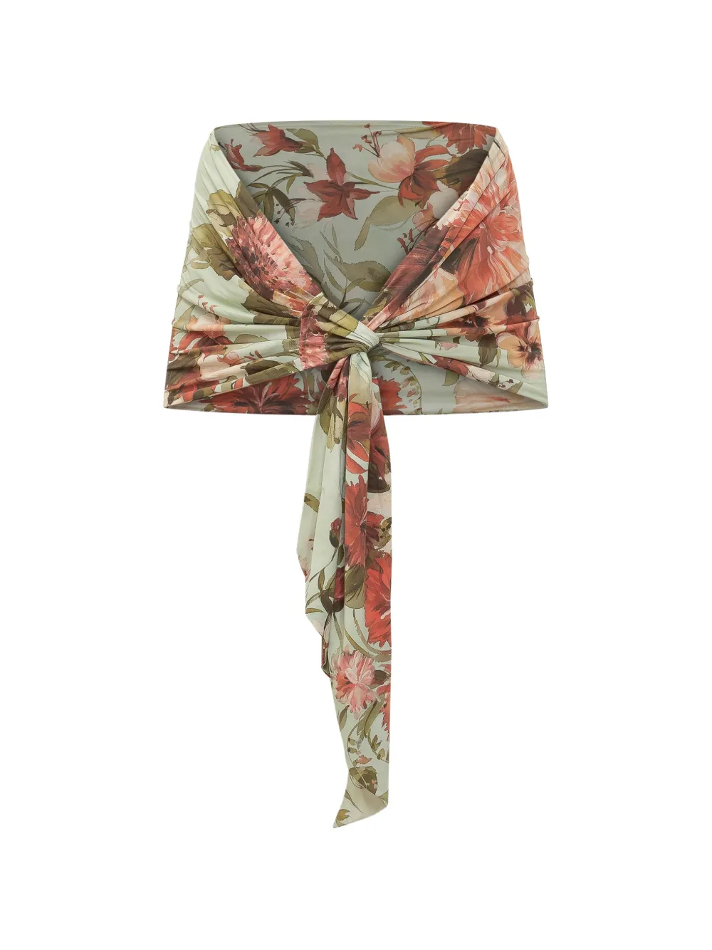 CHIARA BONI La Petite Robe Evina floral-print stole - Verde