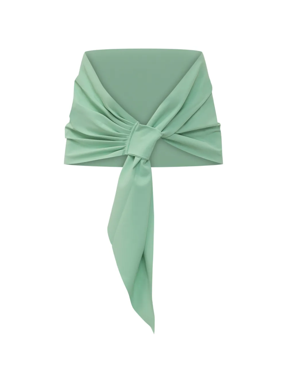 CHIARA BONI La Petite Robe Eva gathered slote - Verde