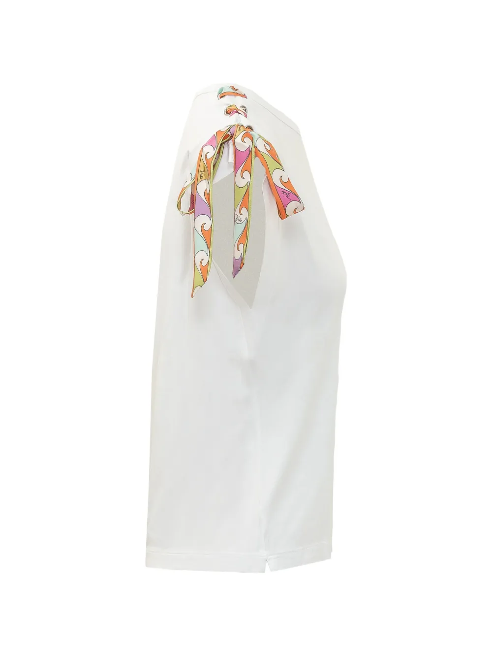 PUCCI T-shirt met foulard-detail Wit