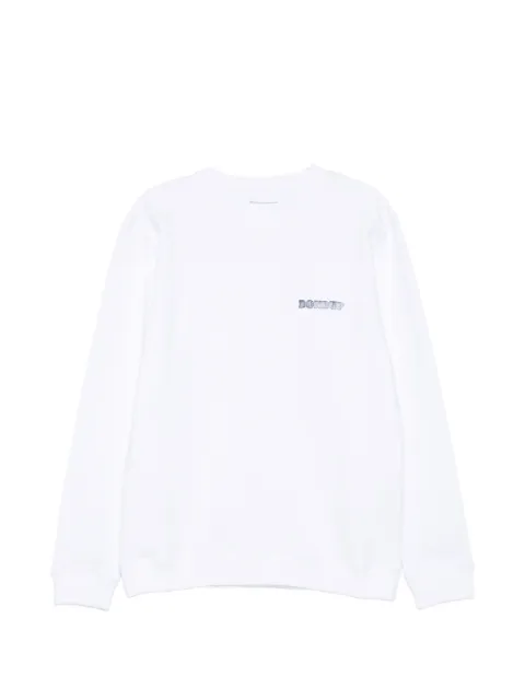 DONDUP logo-print crew neck sweatshirt