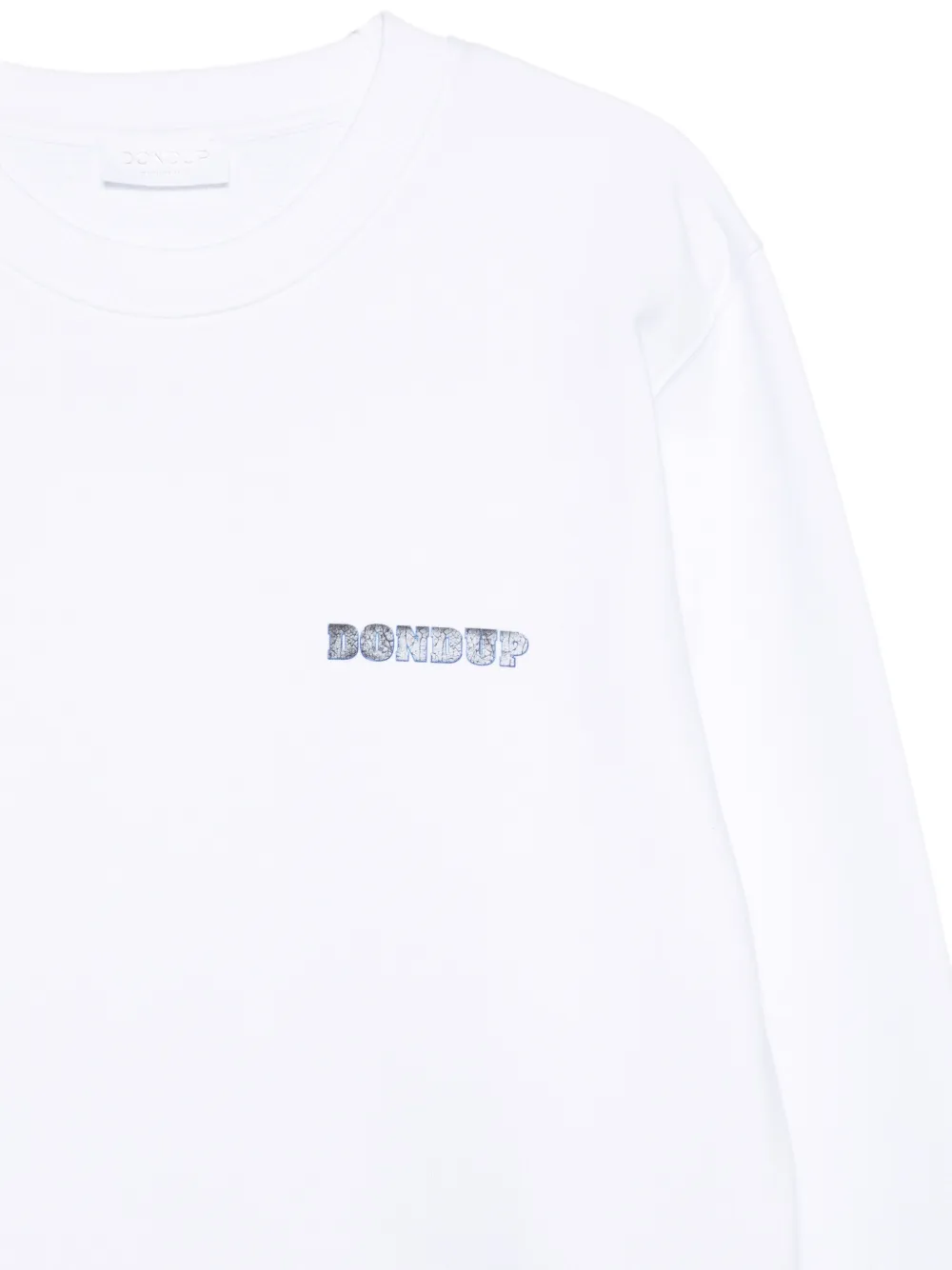 DONDUP Sweater met logoprint Wit