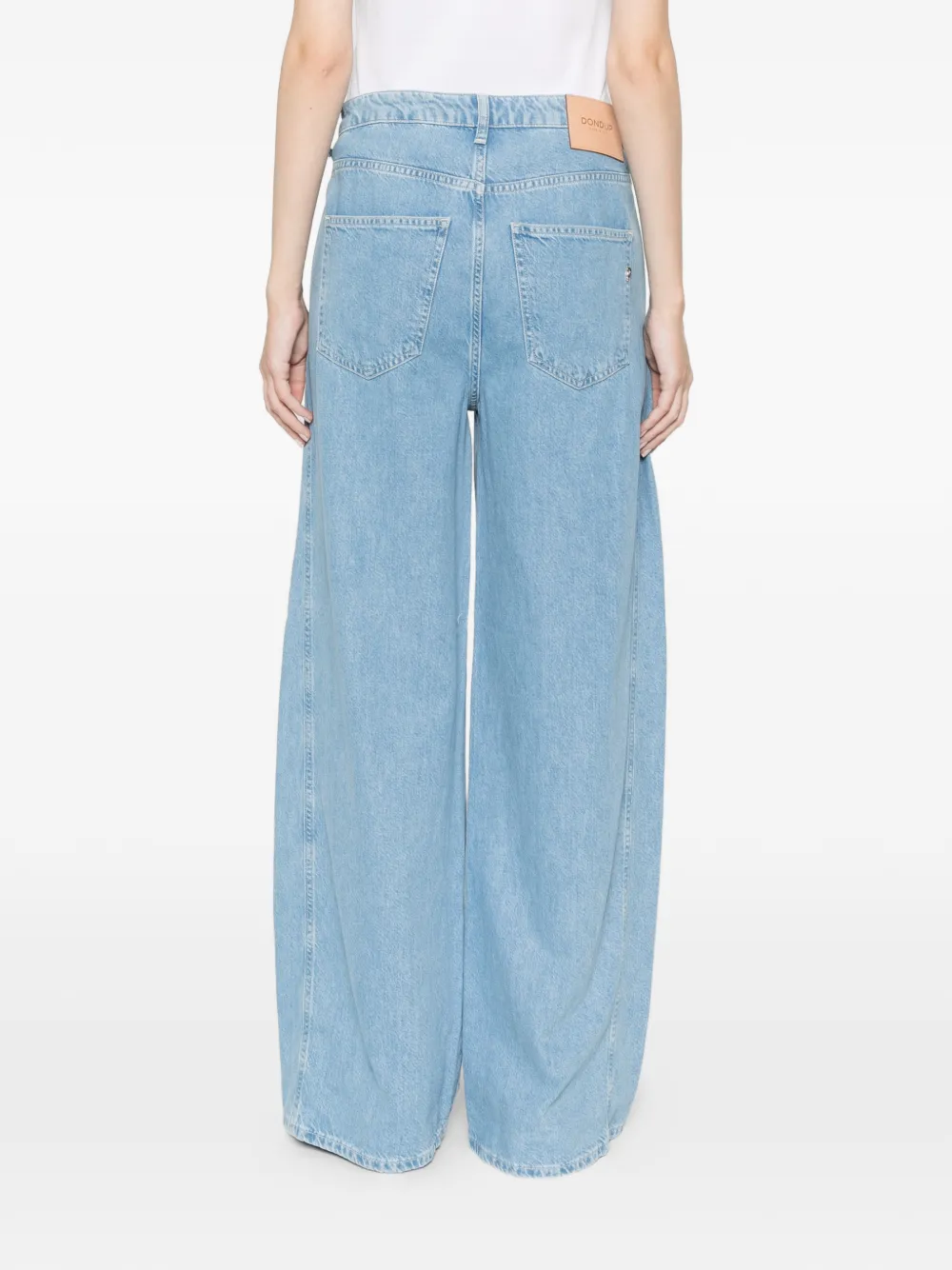 DONDUP Pocket jeans met wijde pijpen Blauw