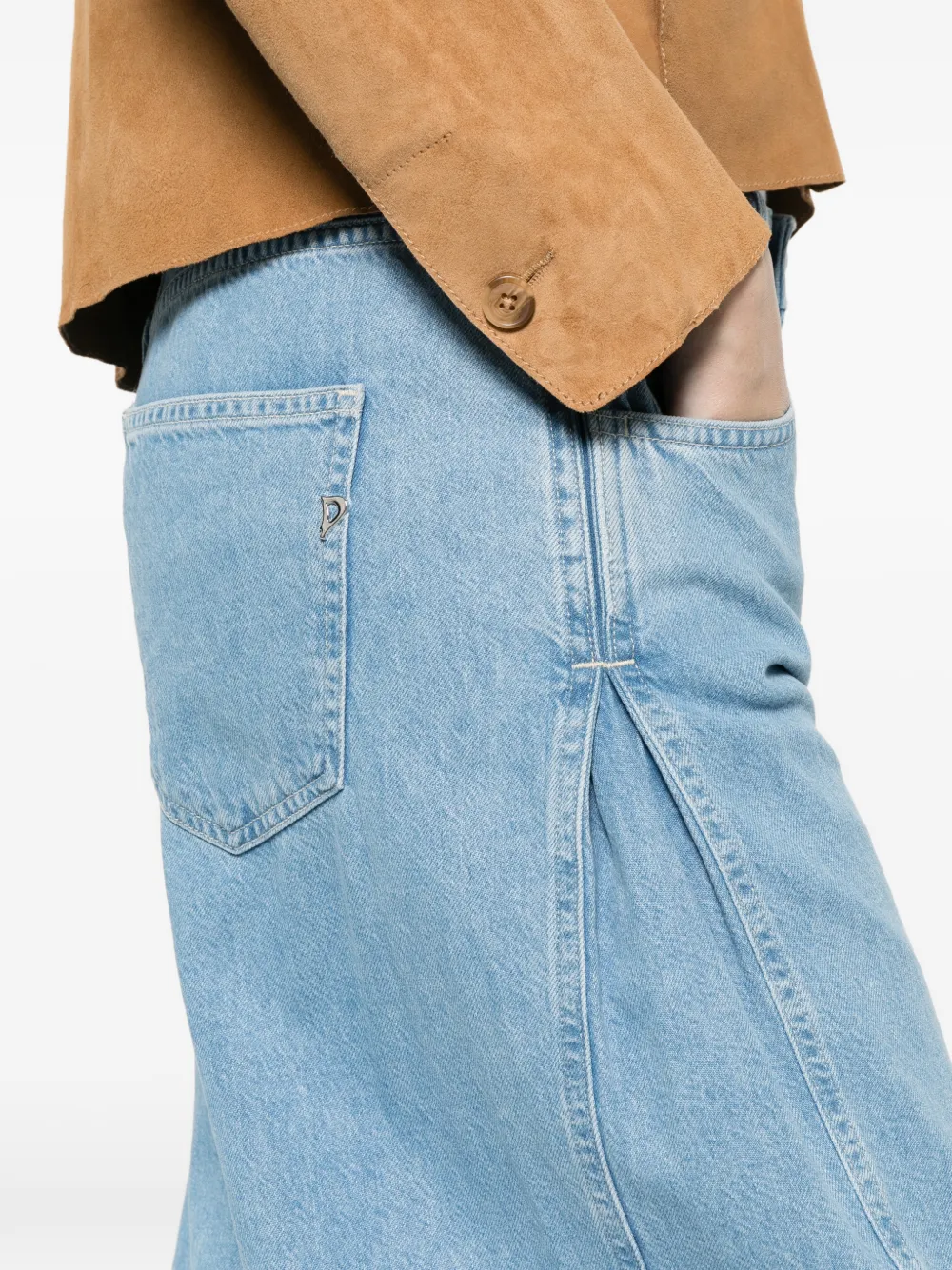 DONDUP Pocket jeans met wijde pijpen Blauw