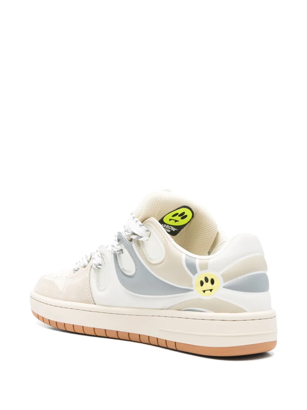 Barrow Skate Logo-embellishment Sneakers - Neutrals 