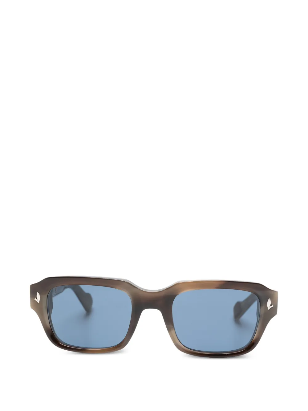 Sestini Eyewear Carlo II rectangle sunglasses - Marrone