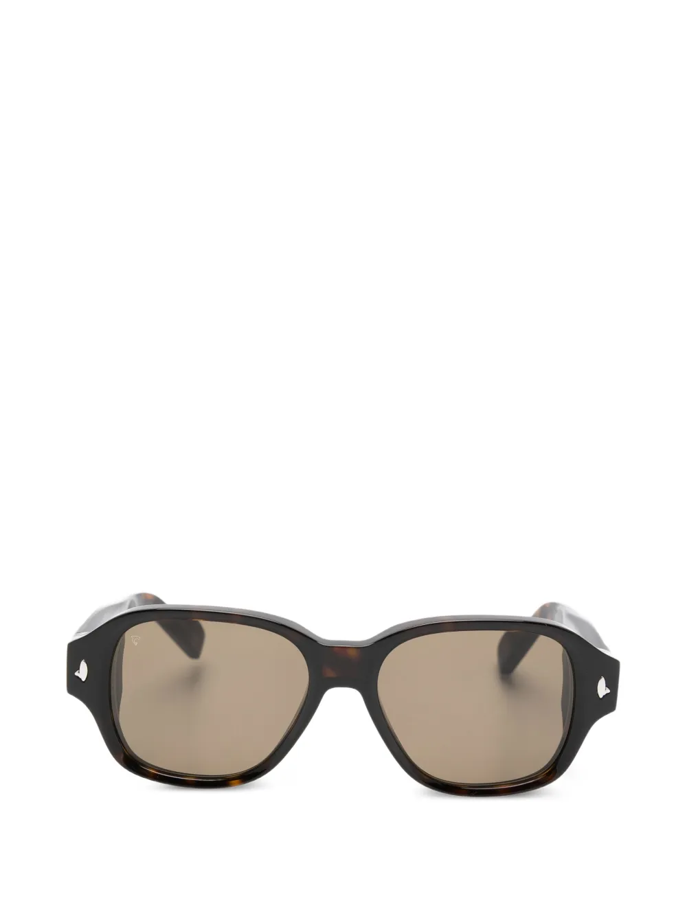 Sestini Eyewear Carlo III geometric sunglasses - Marrone