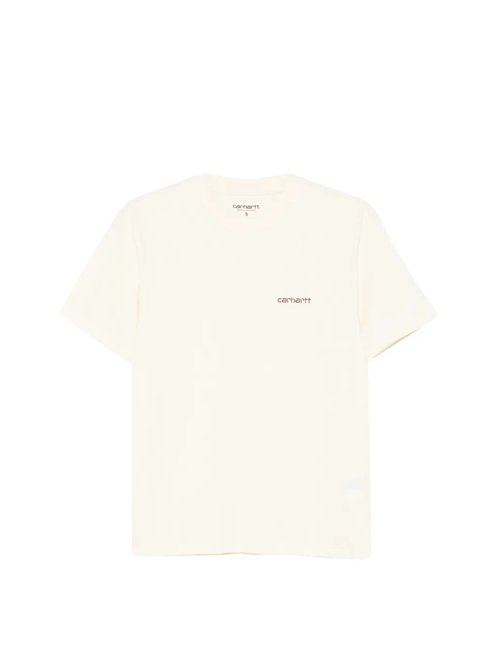 Carhartt WIP Script logo-embroidered T-shirt - Toni neutri