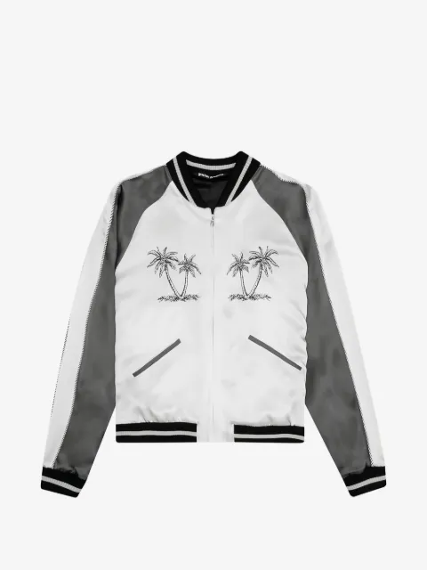 Palm Angels palm tree embroidered jacket