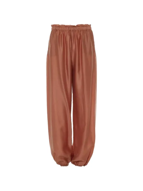 Devotion elasticated-waistband trousers