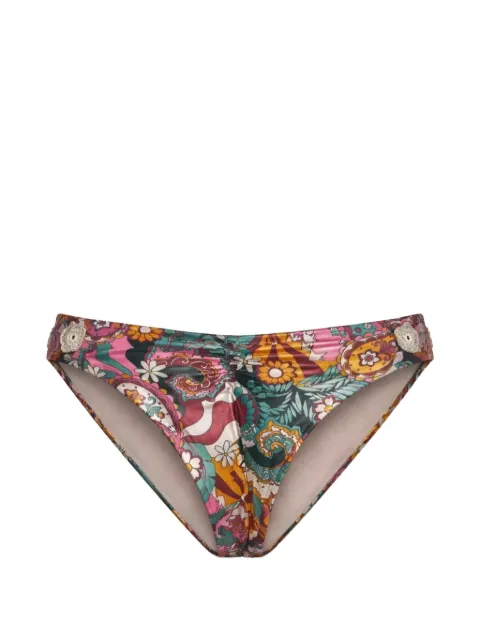 Del Maar Bikinihöschen mit Blumen-Print