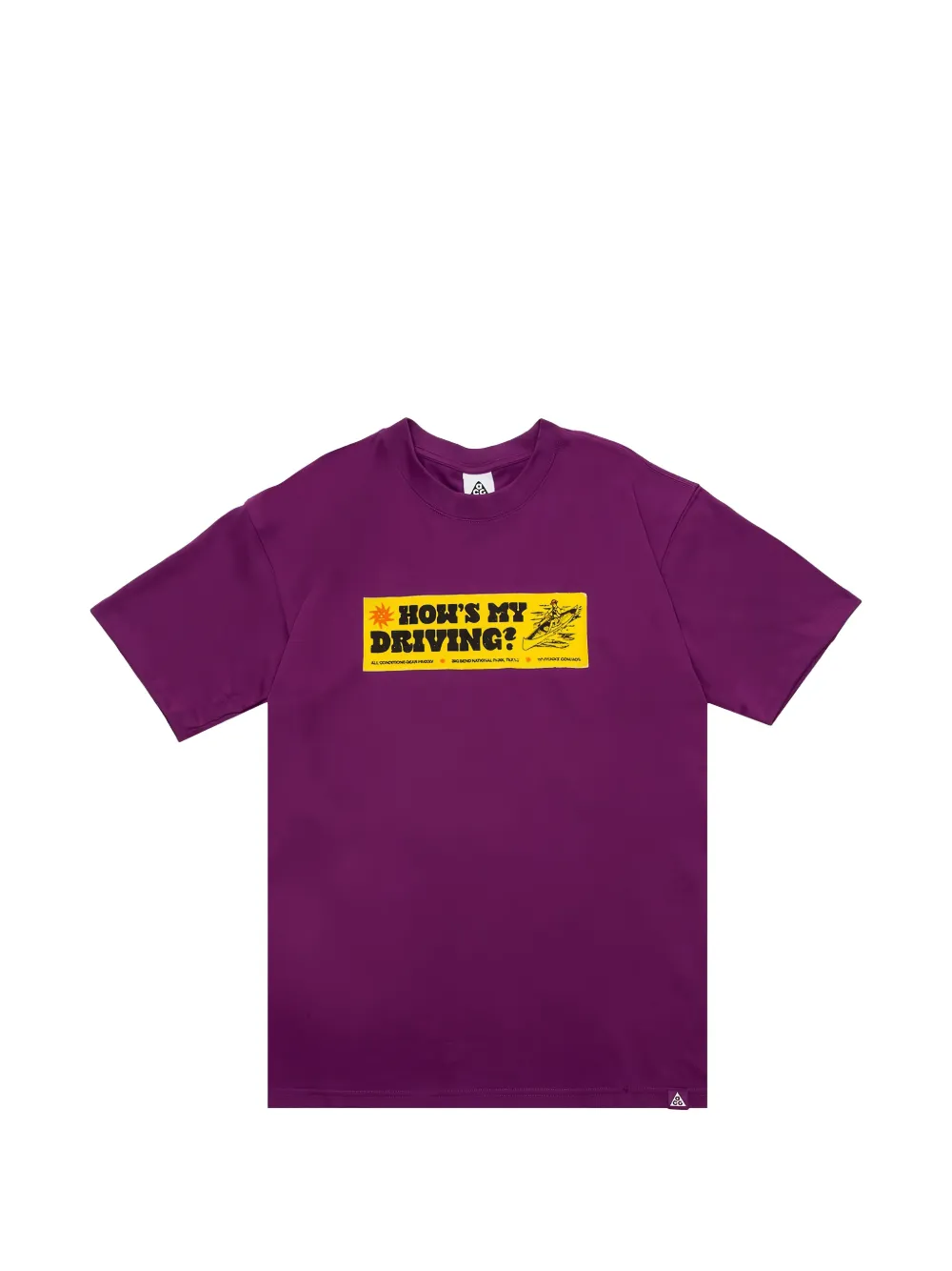 Nike ACG print-detail T-shirt - Viola
