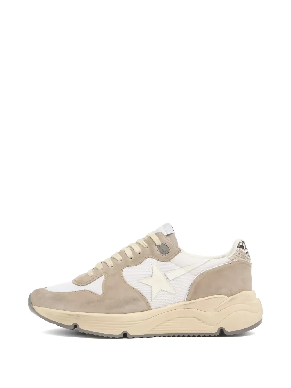 Golden Goose star-detail lace-up sneakers - Toni neutri