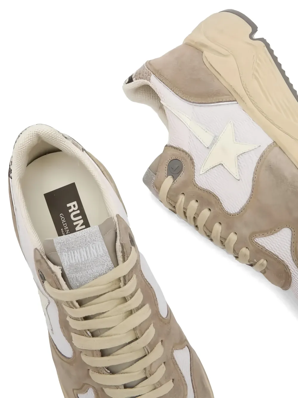 Golden Goose Sneakers met sterdetail Beige