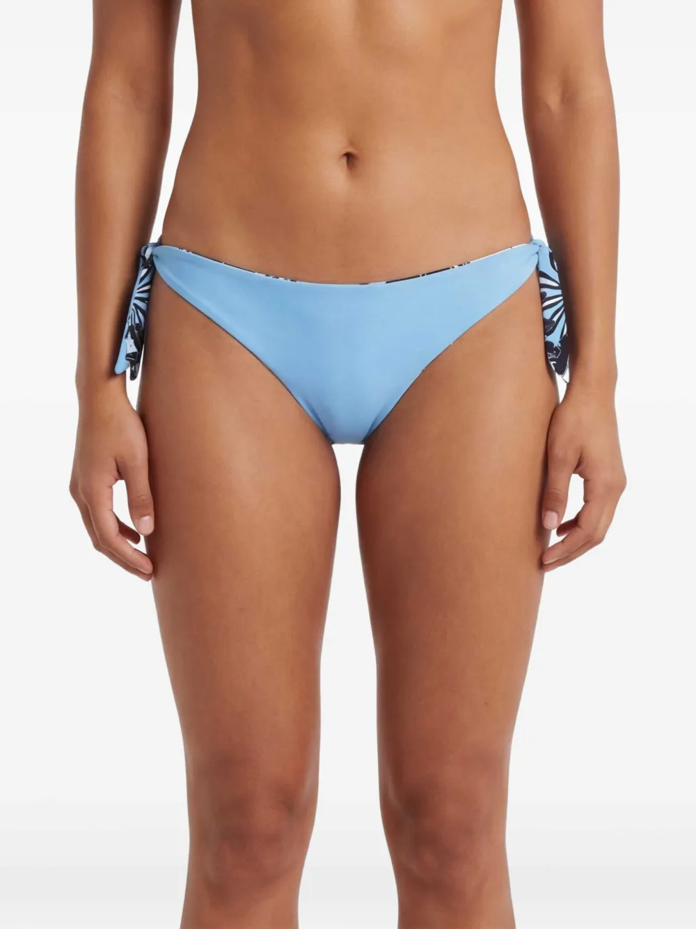 TWINSET Omkeerbare bikinislip met bloemenprint Blauw
