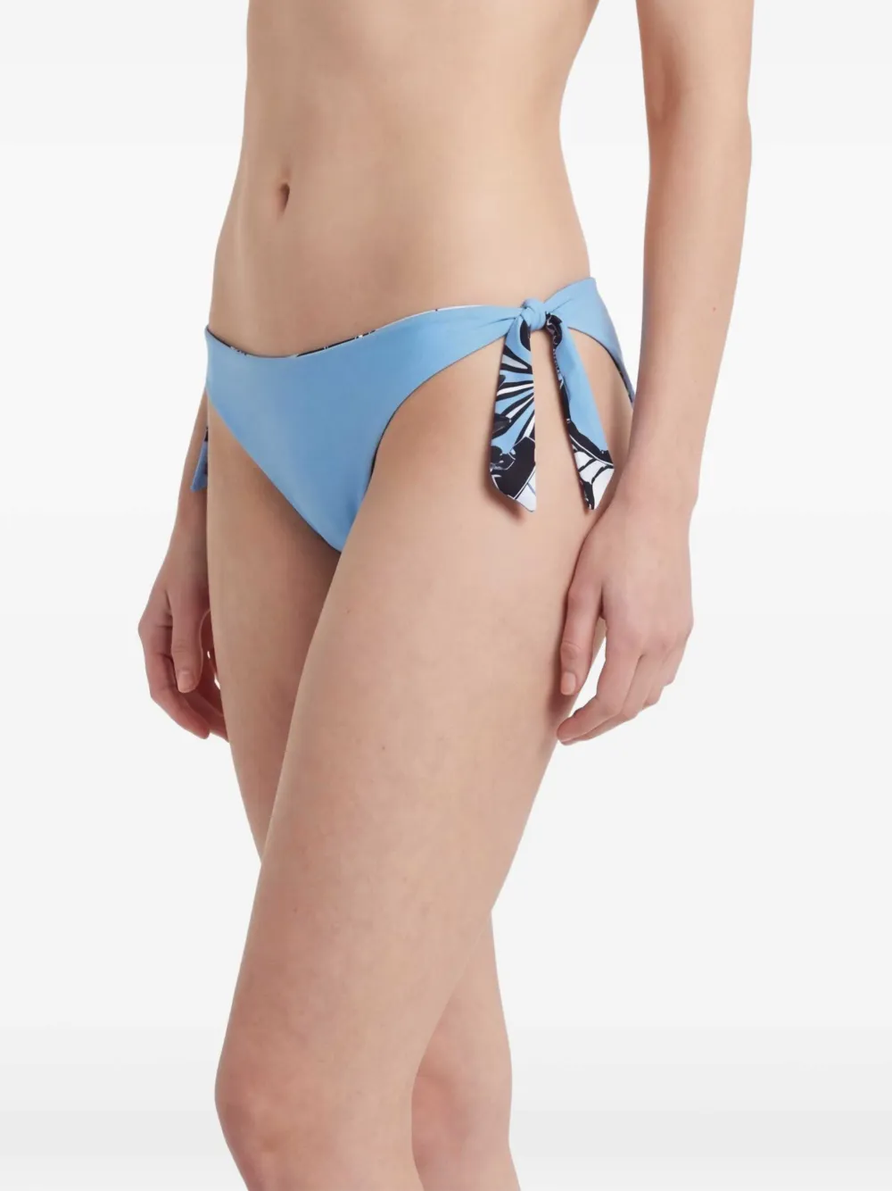 TWINSET Omkeerbare bikinislip met bloemenprint Blauw