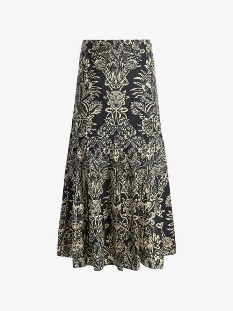 Ulla Johnson Clarisse floral midi skirt