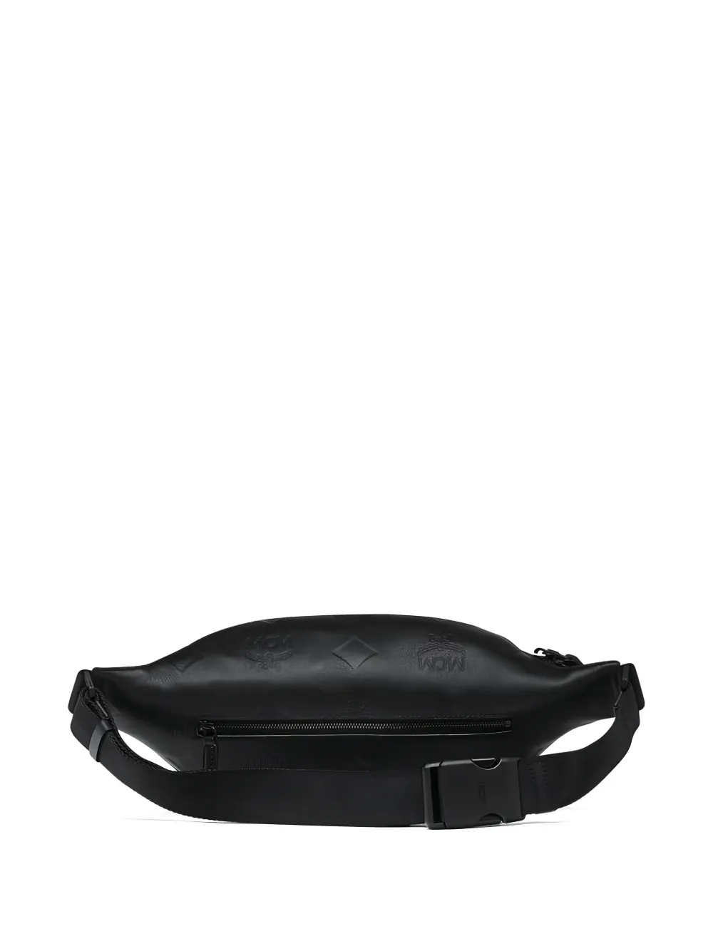  Mcm Fursten Monogram-embossed Belt Bag - Black 