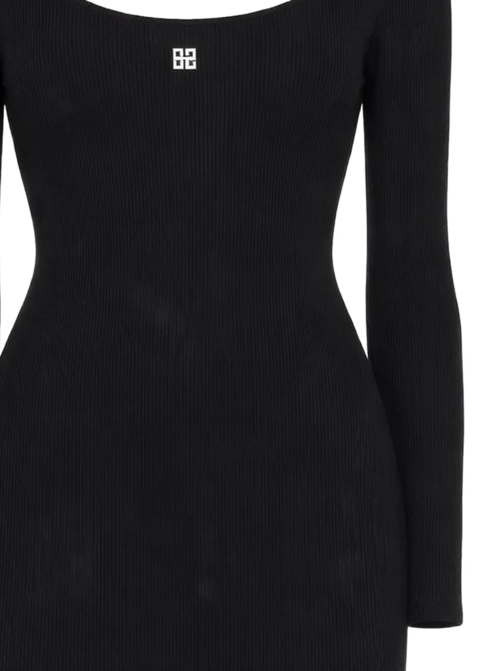  Givenchy 4g Asymmetric Midi Dress - Black 