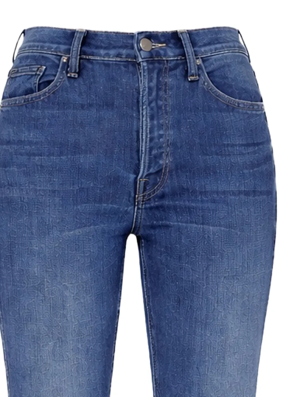  Mother Tripper Ankle Flared Jeans - Blue 