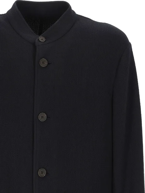 Emporio Armani single-breasted Blazer | Blue | FARFETCH