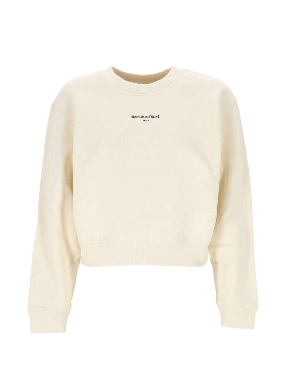 Maison Kitsuné cropped sweatshirt - Toni neutri