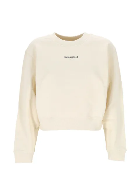 Maison Kitsuné cropped sweatshirt