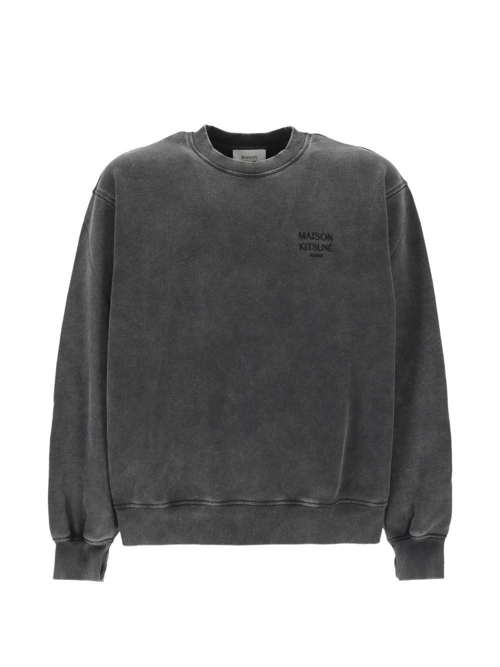 Maison Kitsuné logo-detail sweatshirt - Grau