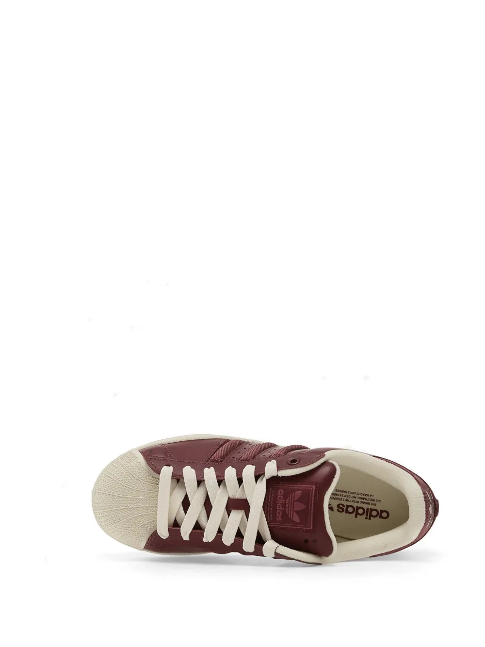 adidas Superstar ii stripes sneakers Rood