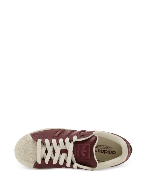 Adidas Superstar Ii Stripes Sneakers | Red | FARFETCH IE