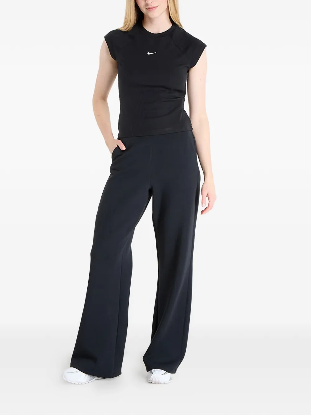 Nike Broek met ringdetail Zwart