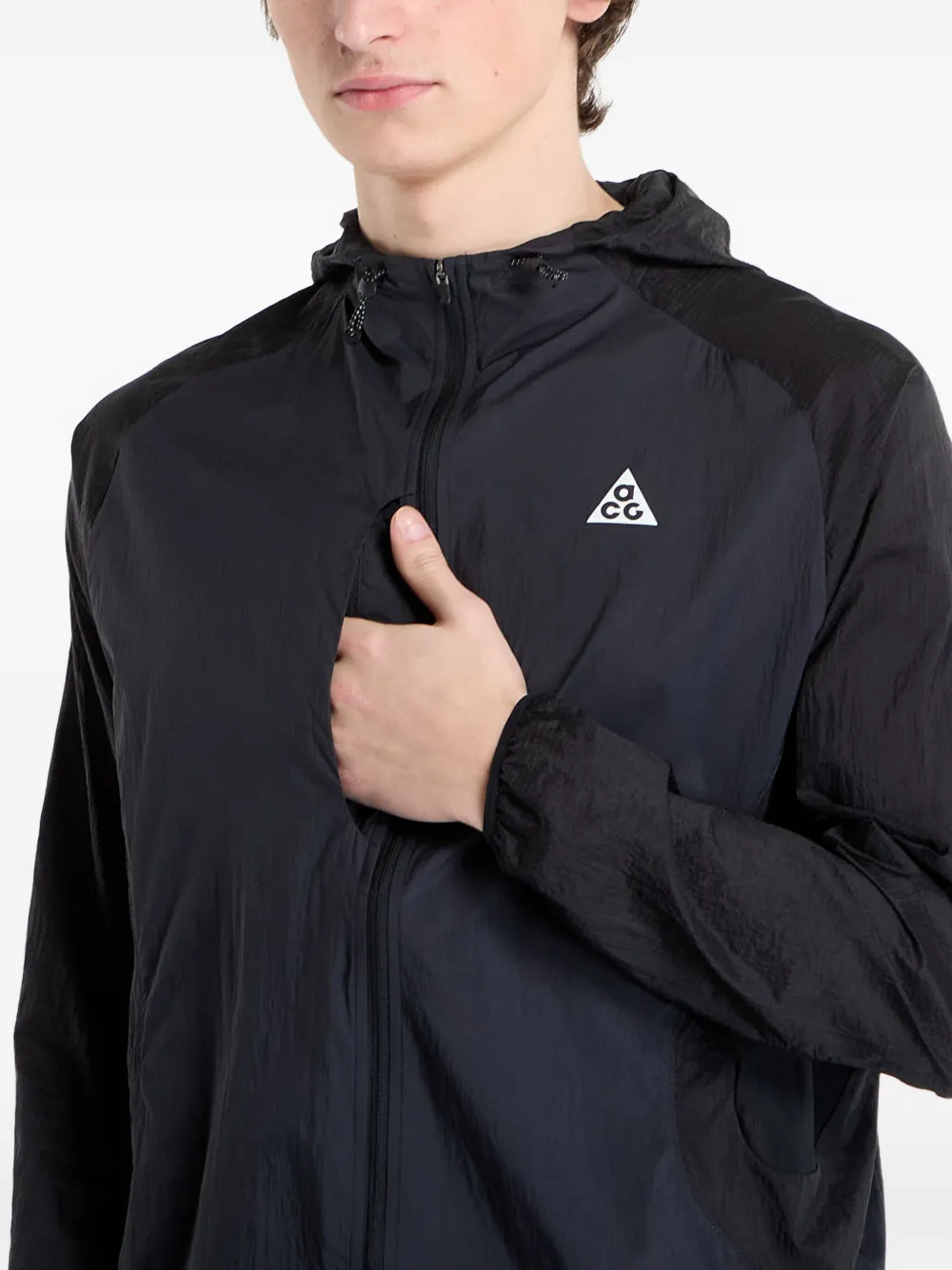 ジャケット・アウター NIKE ACG hoodie nylon jacket Nike x ACG Aireez Hooded Jacket | Black | FARFETCH