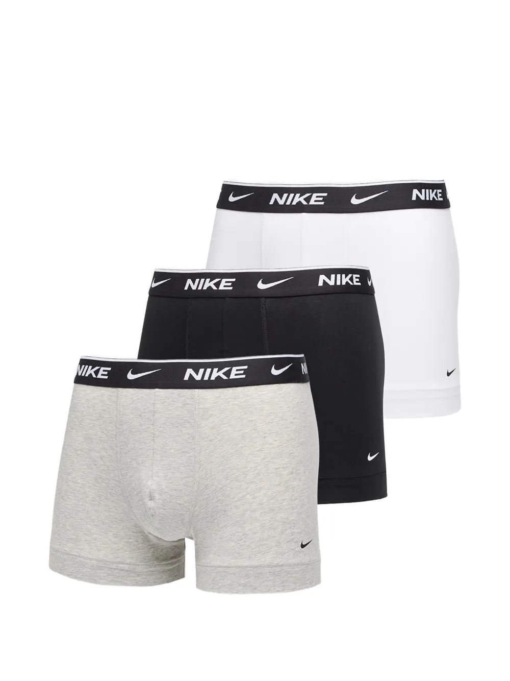 Nike logo-waistband boxers (set of three) - Bianco
